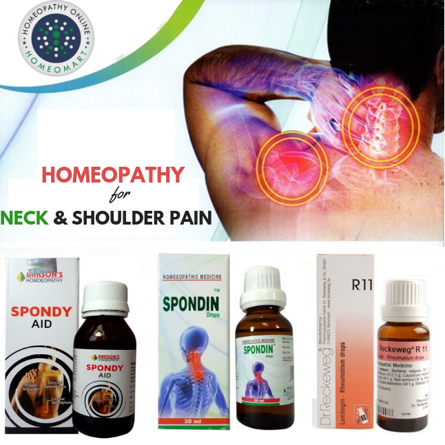 Homeopathic Medicines for Spondylosis, Neck and shoulder pain relief