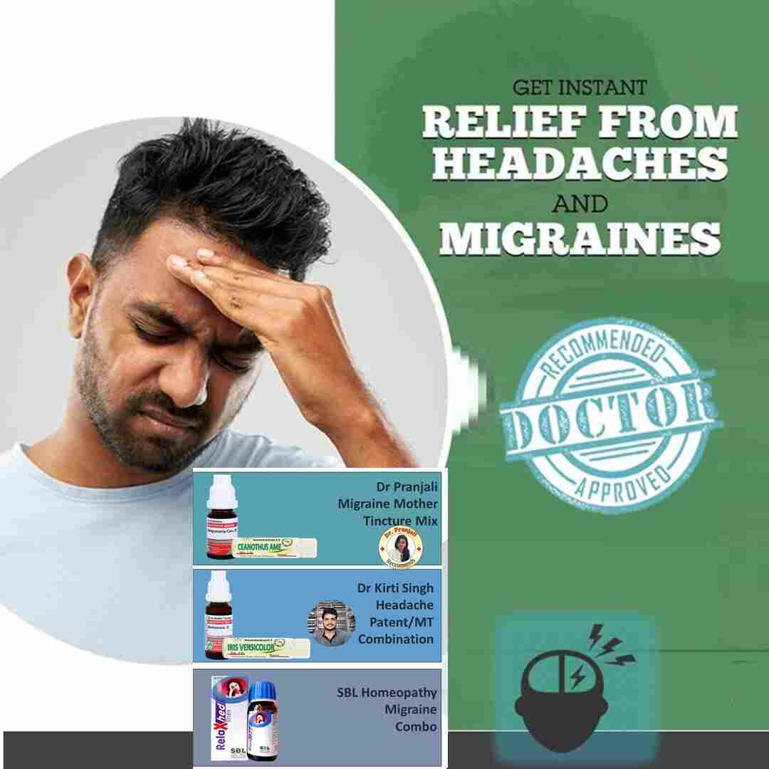 Best Homeopathic Medicines for Migraine & Severe Headaches HomeoMart