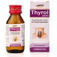 Allen's Thyrol Drops regulate thyroid gland function, relieve hyperthyroidism symptoms, and address anemia, weight loss, and muscular weakness