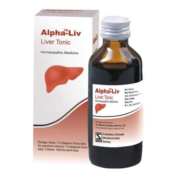Schwabe Alpha Liv syrup for Fatty Liver, Slow liver functions