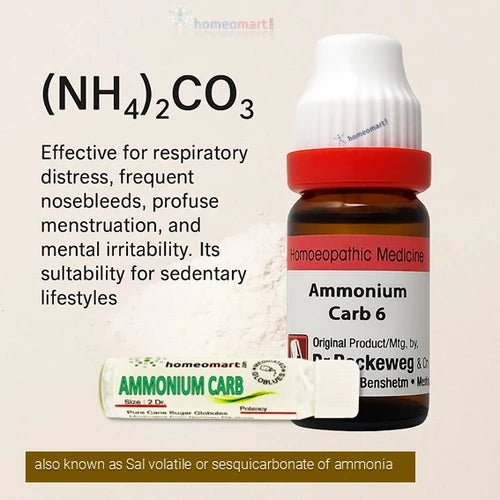 Ammonium Carbonicum  Homeopathy uses benefits