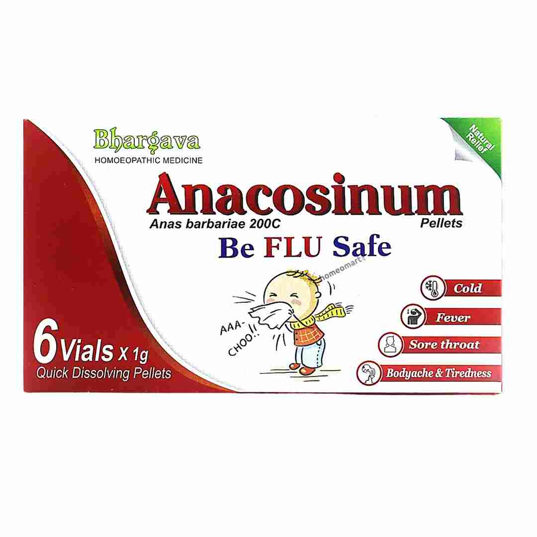 Bhargava Anas Barbariae homeopathy Pills for Flu