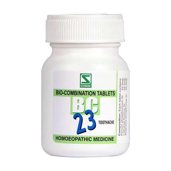Schwabe BioCombination BC23 Tablets for Toothache, Dental Pain