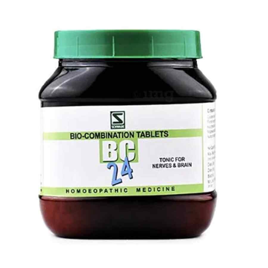 Schwabe Biocombination 24 (BC24) tablets for general debility, lack of vitality 550 Gms Pack