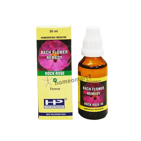 Hahnemann Bach Flower Remedy Rock Rose