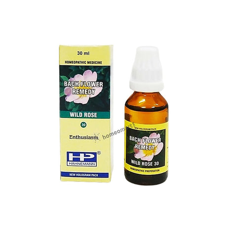 Hahnemann Bach Flower Remedy  Wild Rose
