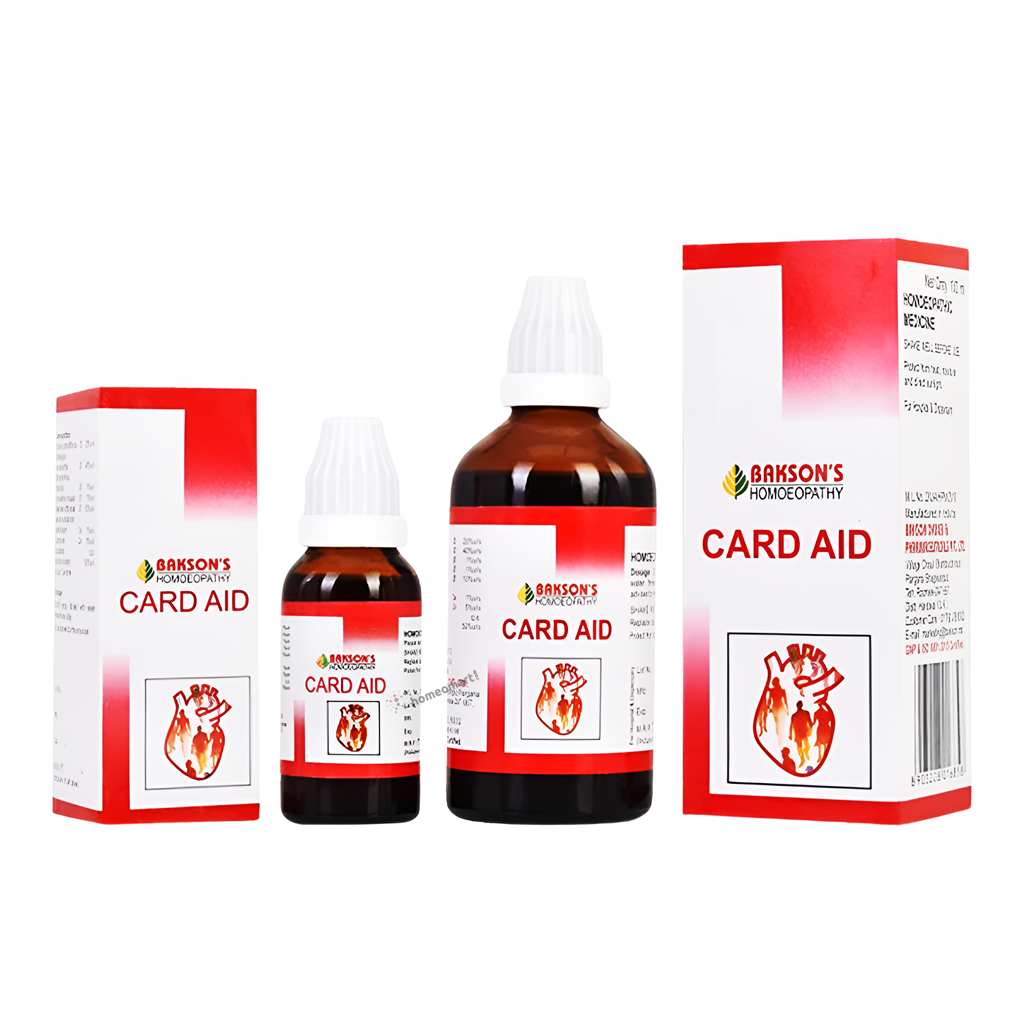 Bakson Card Aid Drops for Angina, Arrhythmia, Hypertrophy of Heart