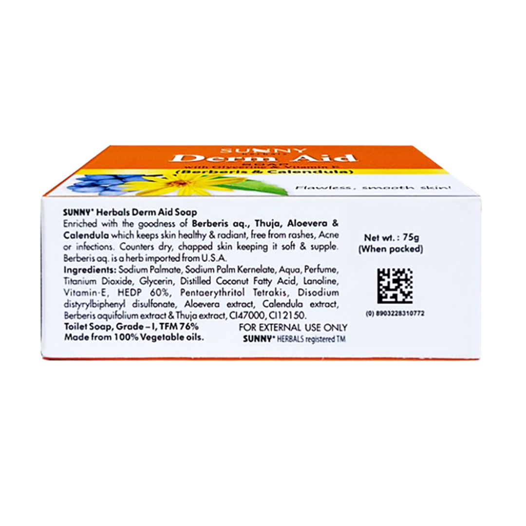 Ingredients & Mode of action of Sunny Herbals Derm Aid soap
