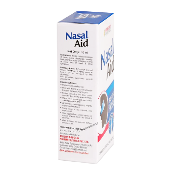 Nasal aid spray indication composition