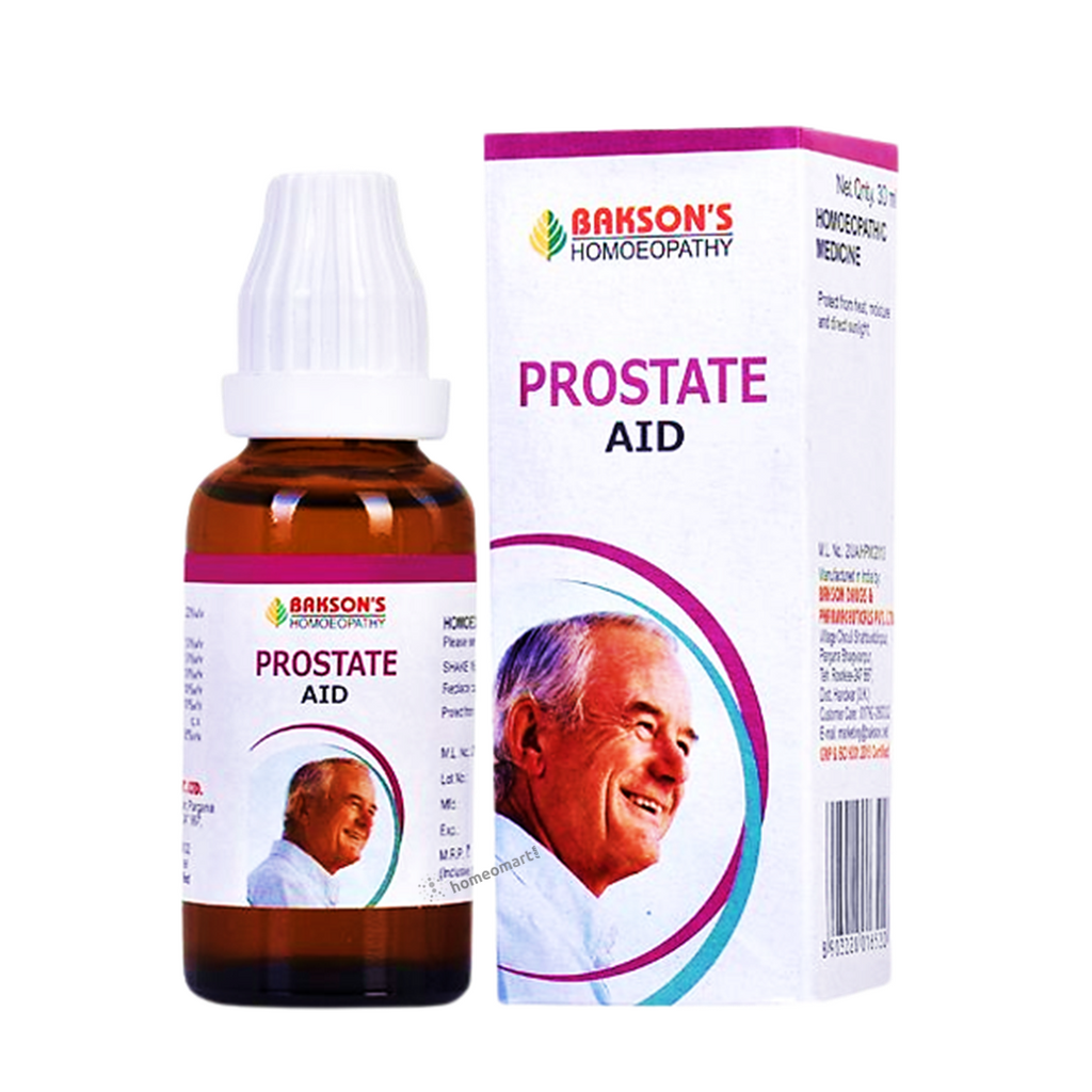 Bakson Prostate Aid Drops | Homeopathic Prostate Health Support