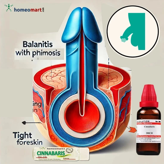 Homeopathy medicine for balanitis with phimosis treatment, Nitric acid genital infection,
