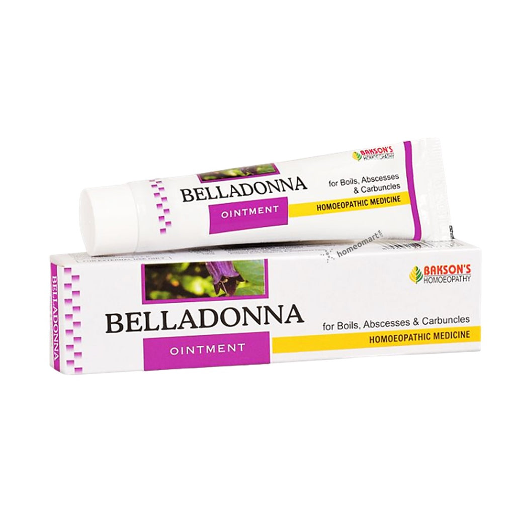 Bakson Belladonna Ointment for boils, abscesses, carbuncles, swelling