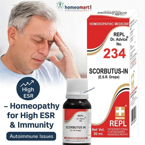 REPL 234 Scorbutus-In supports your immune system while combating chronic inflammation, high ESR, and autoimmune conditions—naturally and effectively.