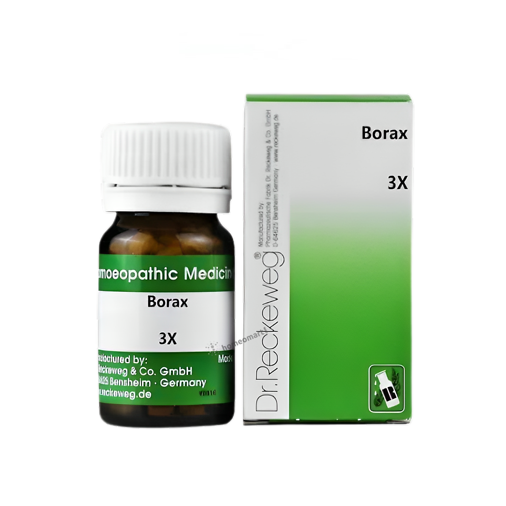 German Borax Homeopathy Trituration Tablet 3X