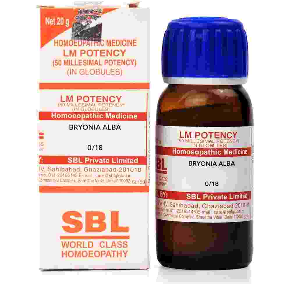 Bryonia Alba Homeopathy LM Potency Dilution