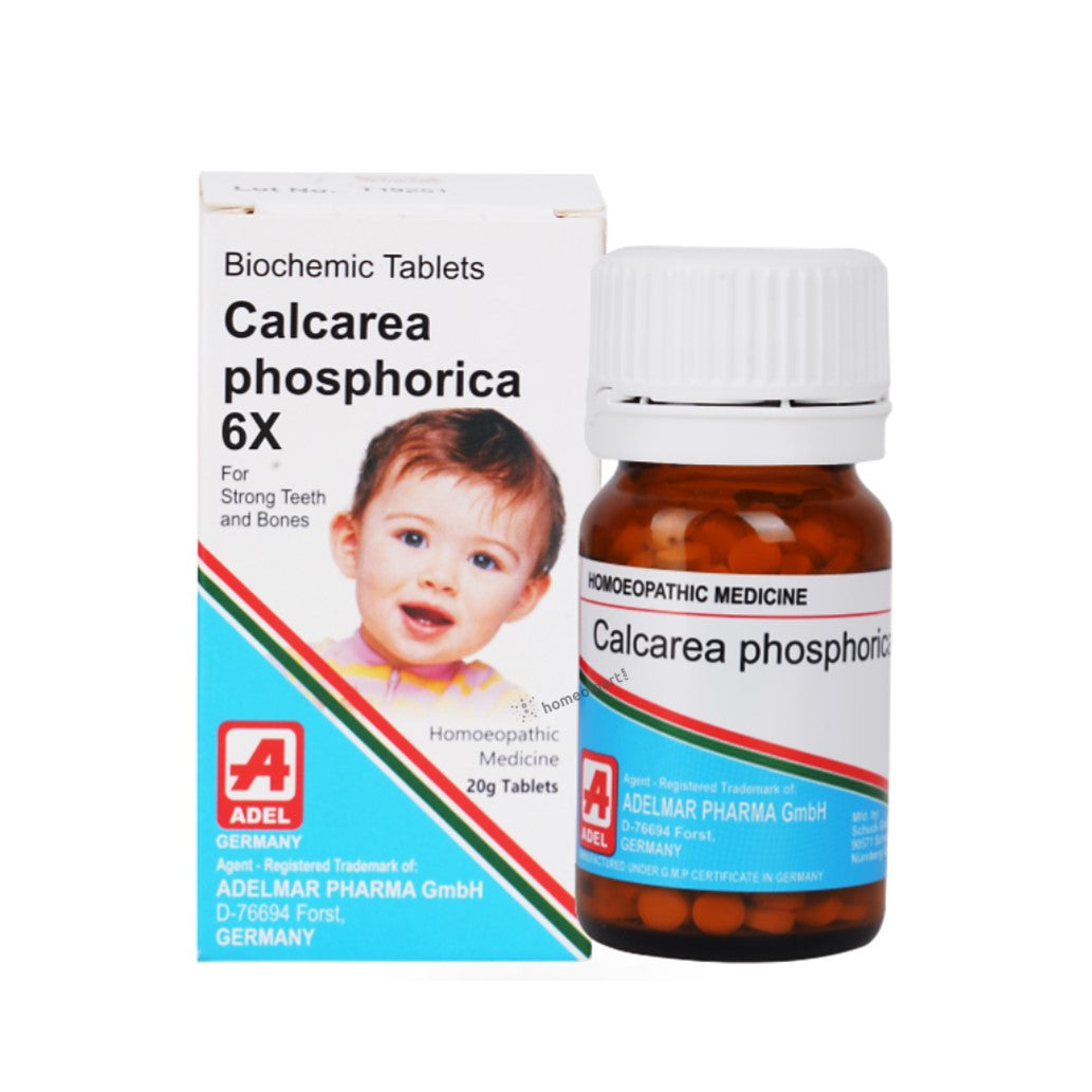 দাঁতের সমস্যা, মজবুত হাড়ের জন্য Adel Calcarea Phosph 6X