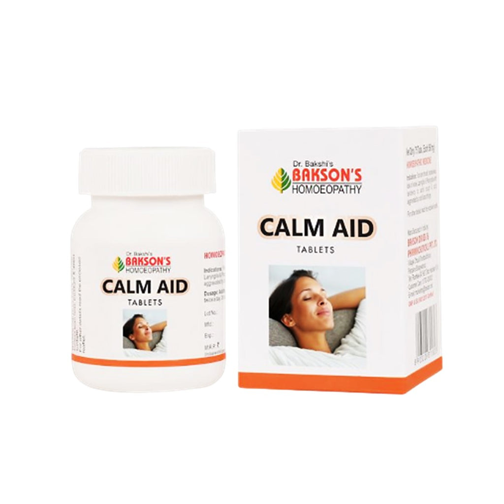 Baksons Calm Aid Tablets for Relieving Anxiety