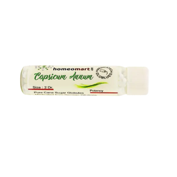 Capsicum Annum Homeopathy Pills 6C, 30C, 200C, 1M, 10M Homeomart