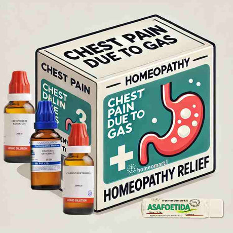 Chest Pain Due to Gas Medicines Homeopathic