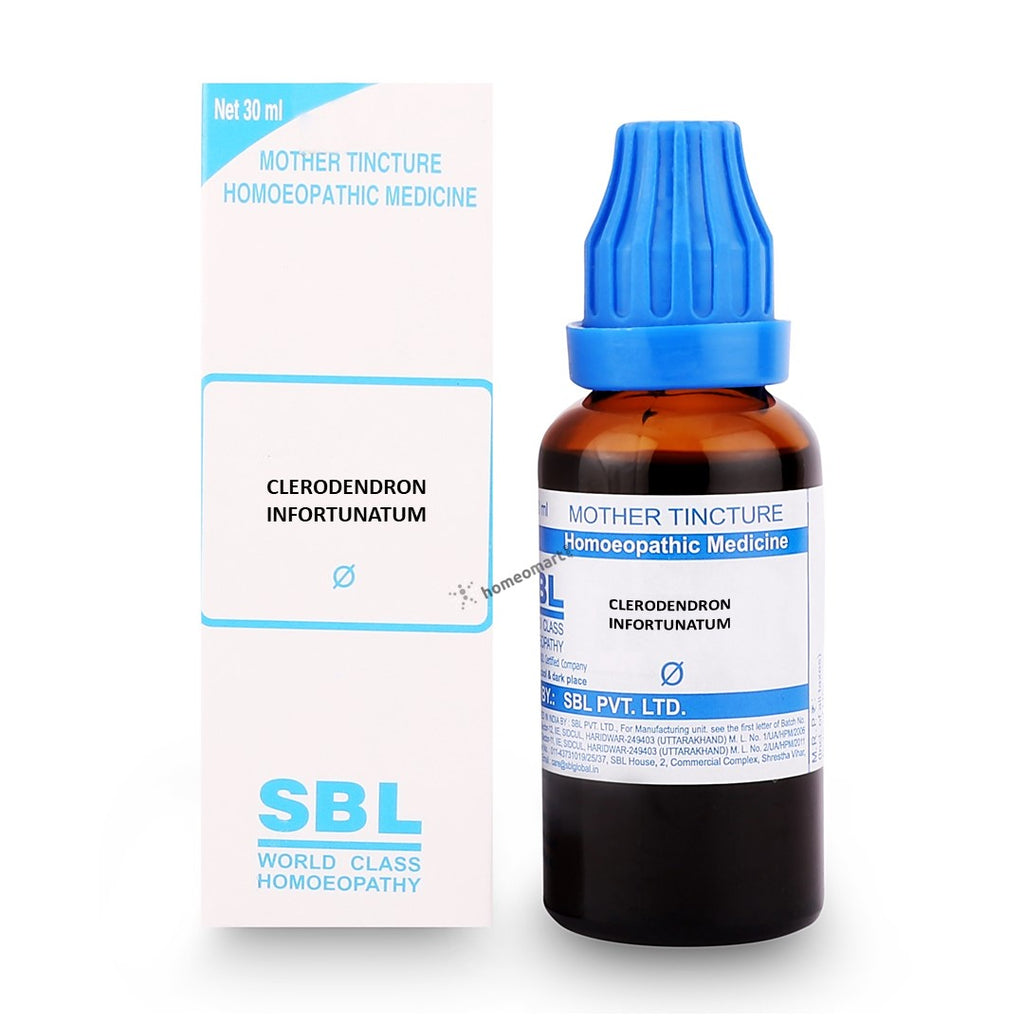 SBL Clerodendron Infortunatum Homeopathy Mother Tincture Q