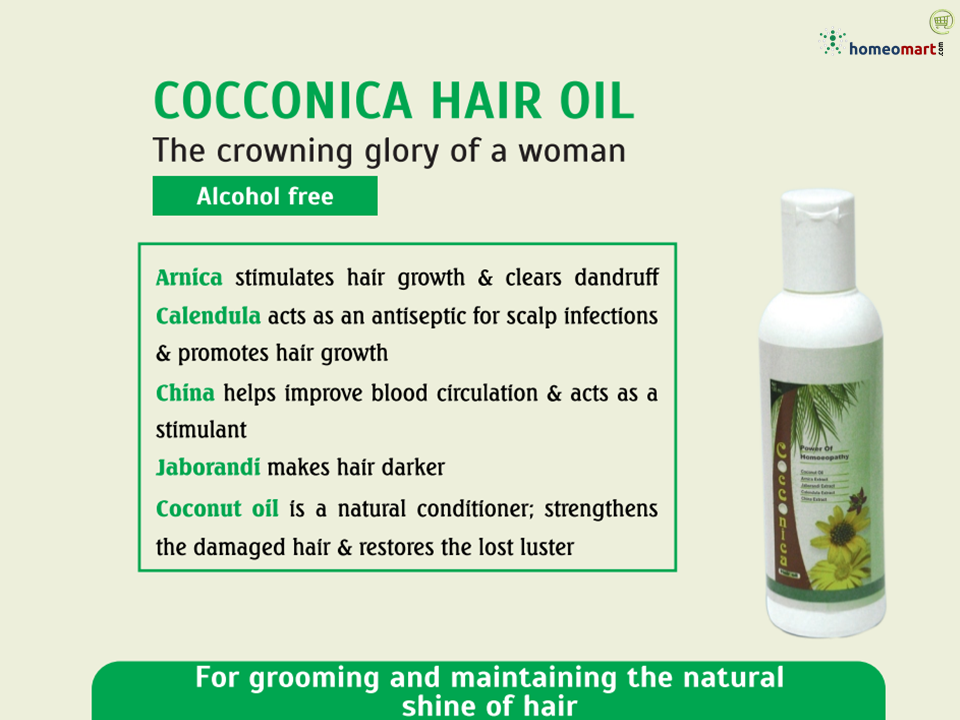top Homeopathy hair grooming and hair care oil