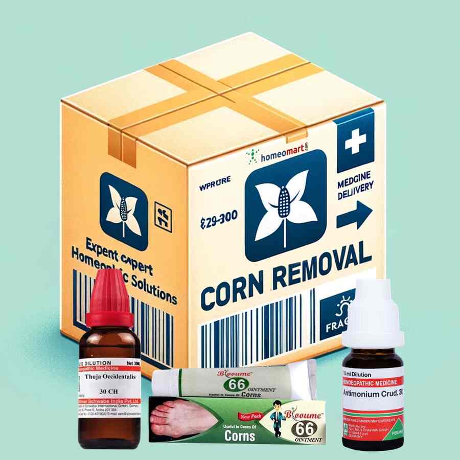 corns on feet hand treatment homeopathy medicines