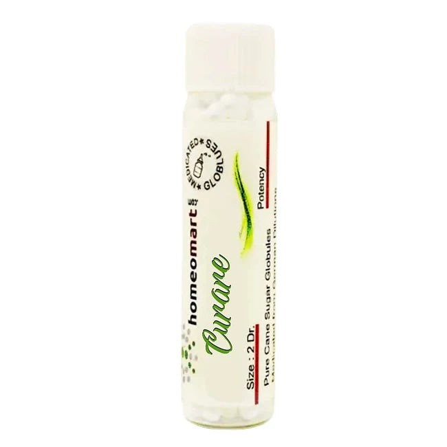 Curare Homeopathy 2 Dram Pills 6C, 30C, 200C, 1M