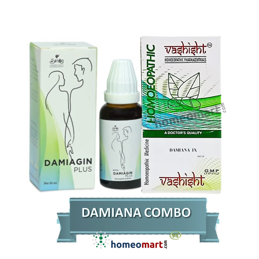 Damiana homeopathic sexual wellness combo
