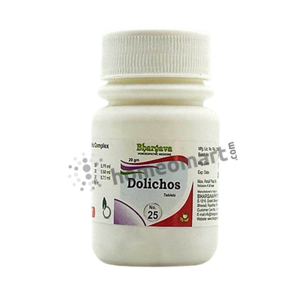 Bhargava Dolichos tablets for Dryness of skin & intense itching senile pruritus 