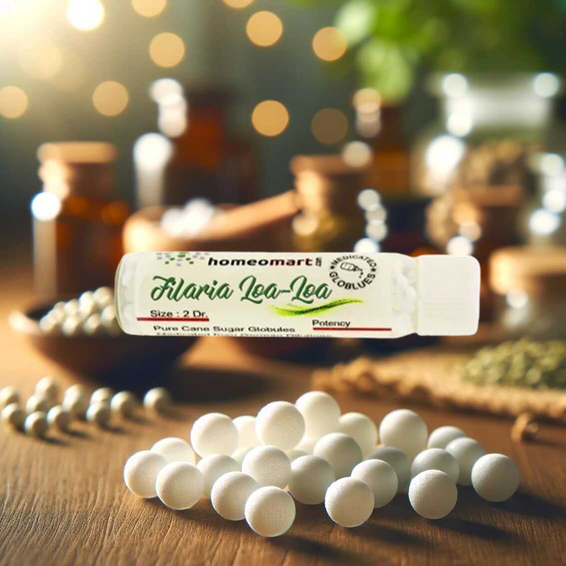 Filaria Loa-Loa Homeopathy Medicated Pills