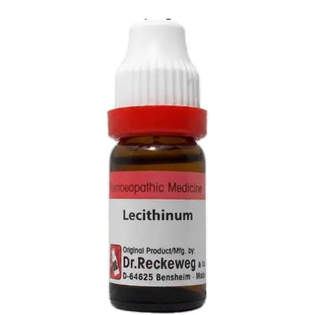 Bottle of Dr. Reckeweg Lecithinum on a white background