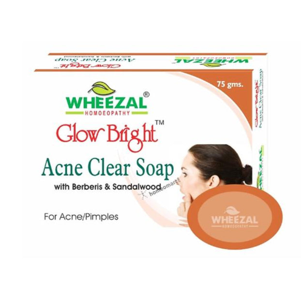 Wheezal Acne Clear Soap isFormulated with Berberis, Eugenia Jambos, Juglans Regia, and Kali Bromatum