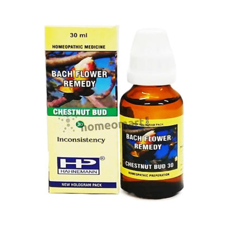 Hahnemann Bach Flower Remedy Chestnut Bud