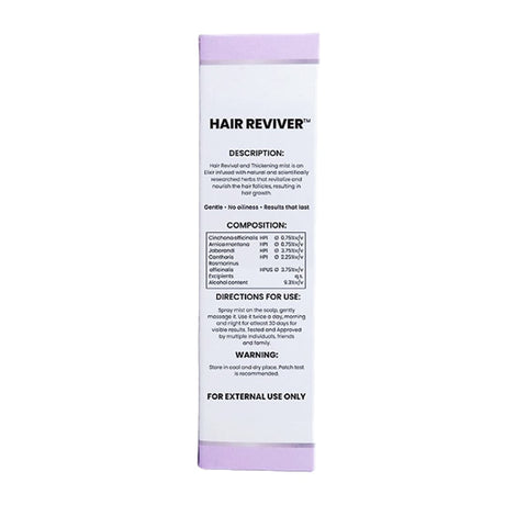 Bakson's Hair Reviver - Anti-Hair Fall & Growth Spray