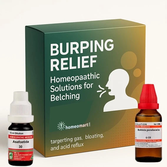 Natural Homeopathy Kit for Burping, Bloating & Indigestion Relief