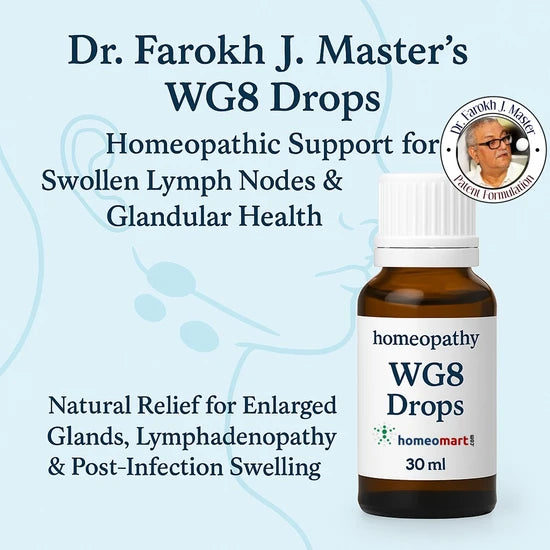 Dr. Farokh J. Master’s WG8 Drops – Homeopathic Support for Swollen Lymph Nodes & Glandular Health