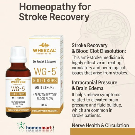 Stroke treatment homeopathy remedy that is safe, natural and clinically proven