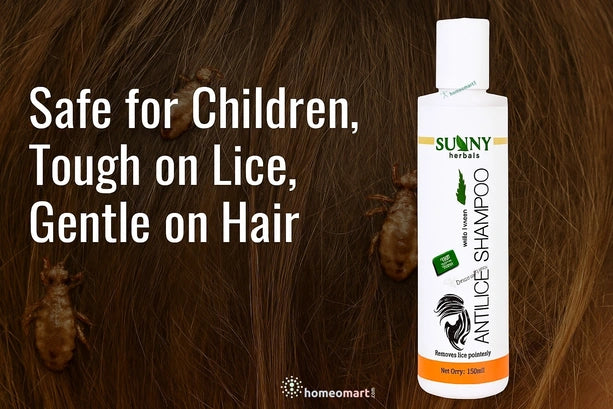 herbal medicated shampoos (pediculicides) To permanently remove lice from hair
