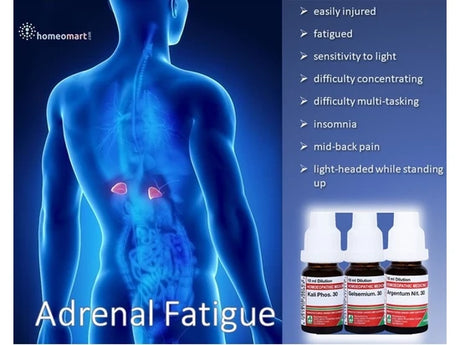 Overcome adrenal fatigue naturally with homeopathic remedies