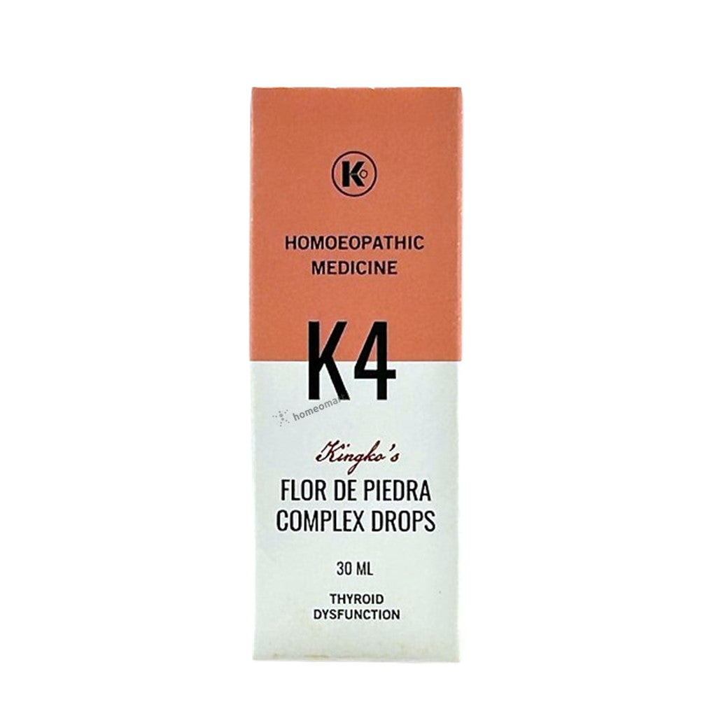 King & Co Flor De Piedra K4 Drops for Thyroid disorder