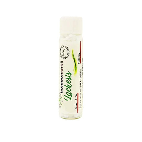 Lachesis Homeopathy 2 Dram Pills 6C, 30C, 200C, 1M, 10M, 50M, CM