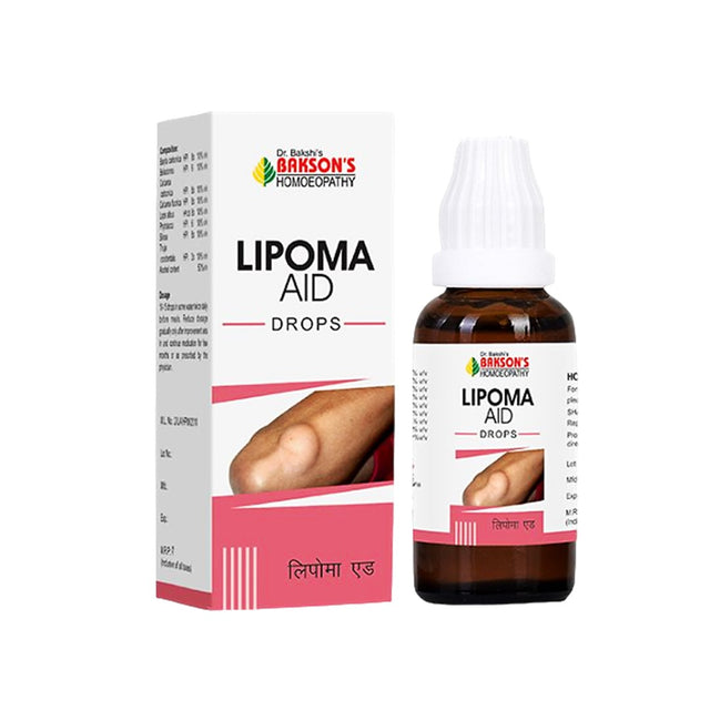 Bakson’s Lipoma Aid Drops offer safe, natural relief from lipomas. Homeopathic formula to manage fatty lumps and support long-term skin health.