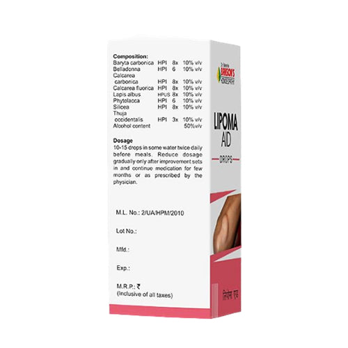 Composition for Bakson's Lipoma Aid Drops