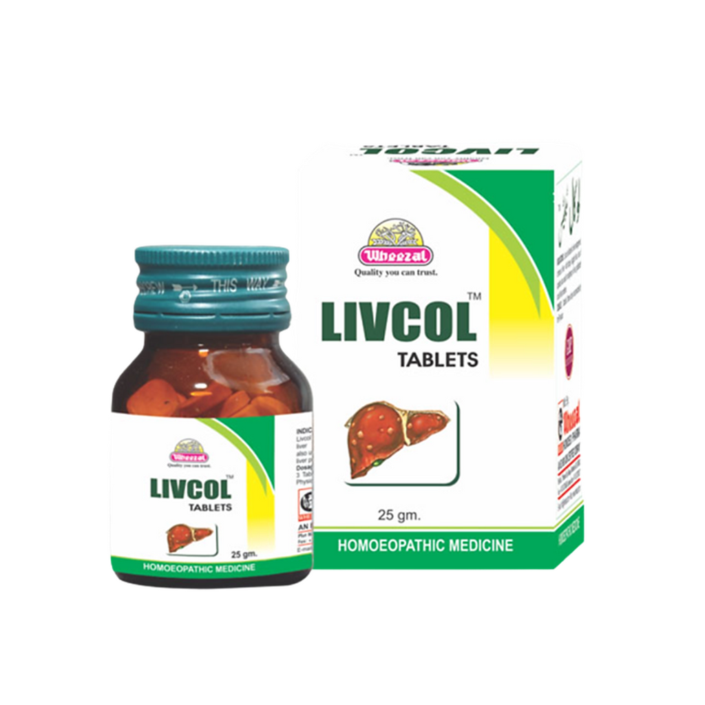 Wheezal Livcol Drops & Tablets, Sluggish Liver, Cirrhosis