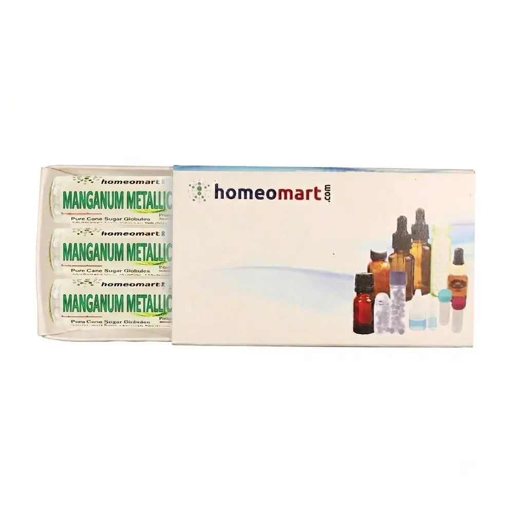 Manganum Metallicum Homeopathy 2 Dram Pills 6C, 30C, 200C, 1M