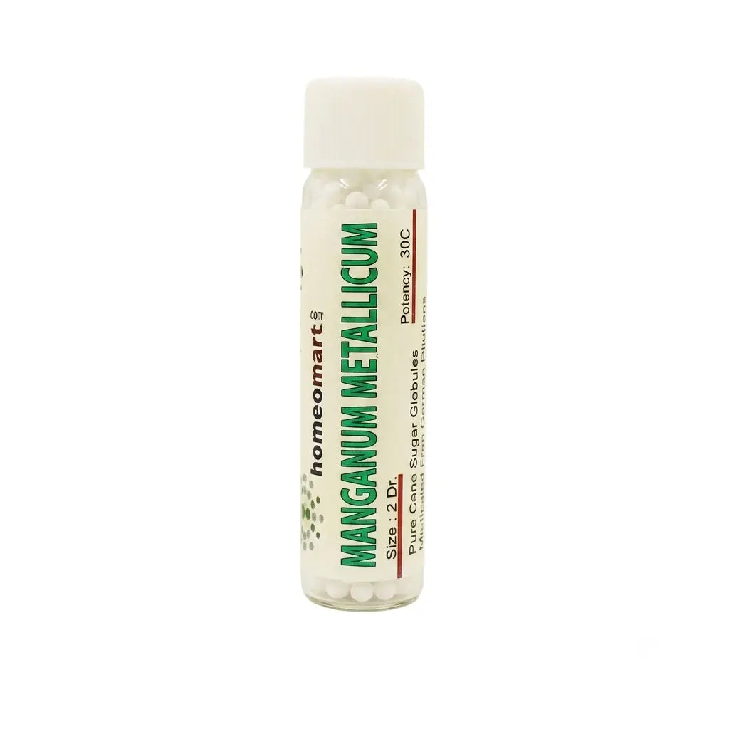 Manganum Metallicum Homeopathy 2 Dram Pills 6C, 30C, 200C, 1M