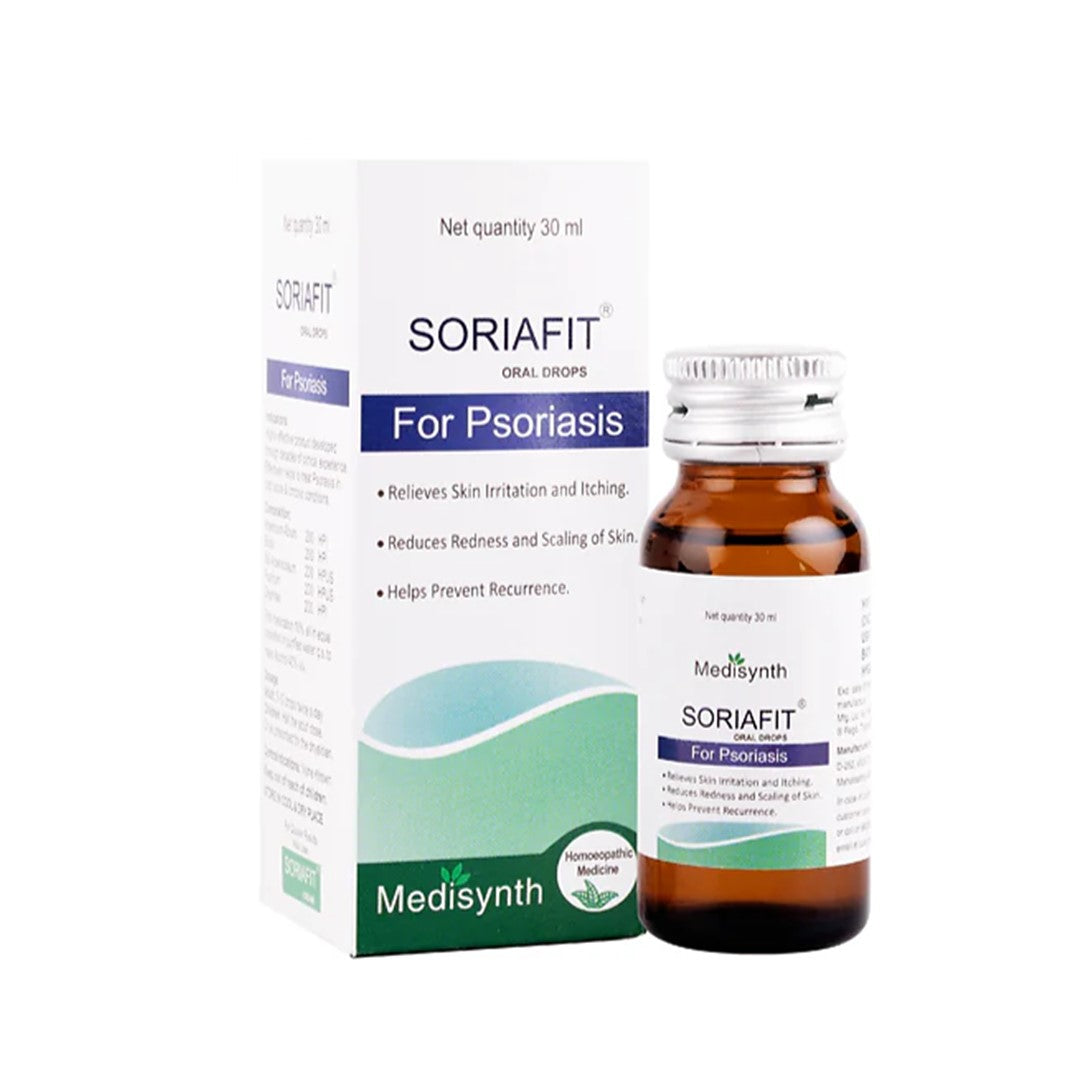 Medisynth Soriafit Oral Drops for Psoriasis, itching, skin irritation