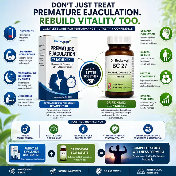 Lasting Stamina & Natural Vitality in PE, Control Performance improve timing, gain manly Strength Stamina and Confidence.