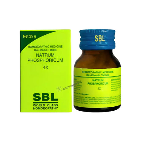 Natrum phosphoricum biochemic in 3x potency