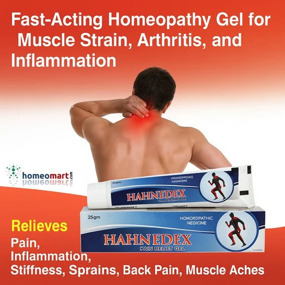 Fast-Acting Homeopathy Gel for Muscle Strain, Arthritis, and Inflammation
